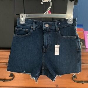 Express Dark Blue Jeans Shorts for women